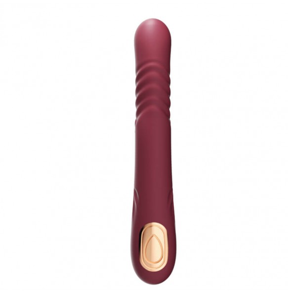 MizzZee - Oral Bliss Heating Licking Rotating Bead Vibrator (Chargeable - Red)